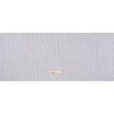 Cotton Shirting - Blue, Brown and White Ticking Stripes - Deadstock