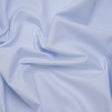 Cotton Oxford Shirting - Pale Blue and White - Designer Deadstock