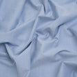 Cotton Oxford Shirting - Sky Blue and White - Deadstock