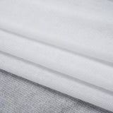Non-Woven Fusible Interlining with Reinforced Threading - White - Deadstock