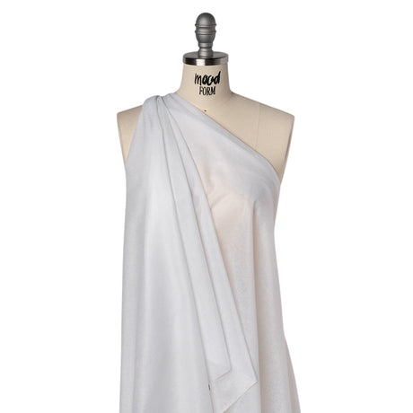 Non-Woven Fusible Interlining with Reinforced Threading - White - Deadstock