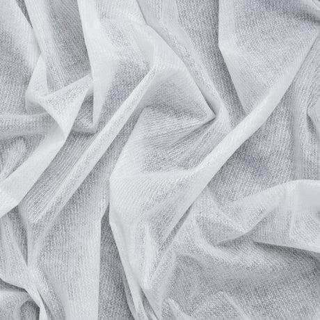 Non-Woven Fusible Interlining with Reinforced Threading - White - Deadstock