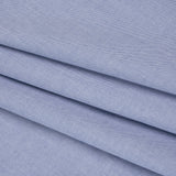 Cotton Oxford Shirting - Marina Blue - Deadstock