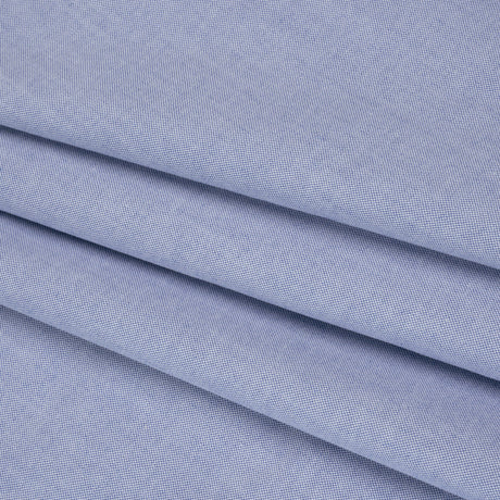 Cotton Oxford Shirting - Marina Blue - Deadstock