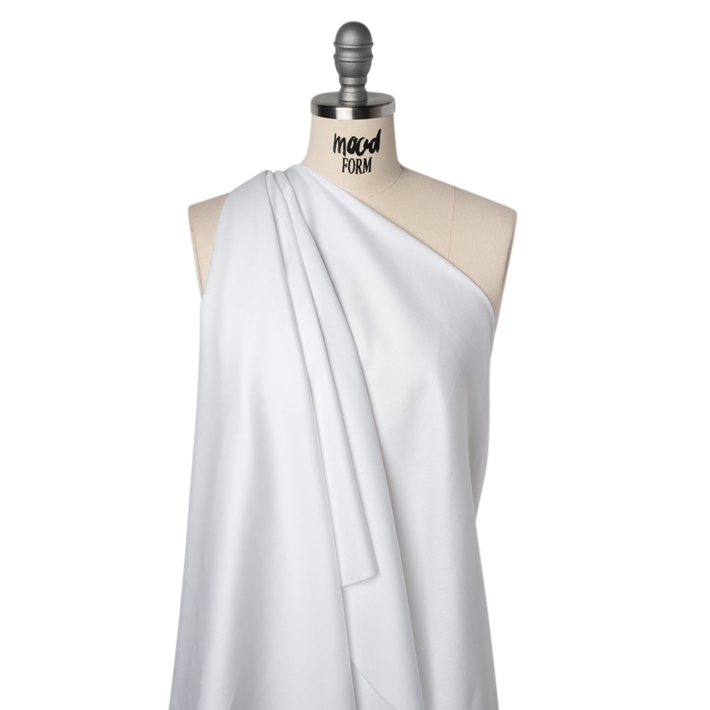 Cotton Twill Shirting - Lucent White - Deadstock