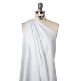 Cotton Twill Shirting - Lucent White - Deadstock