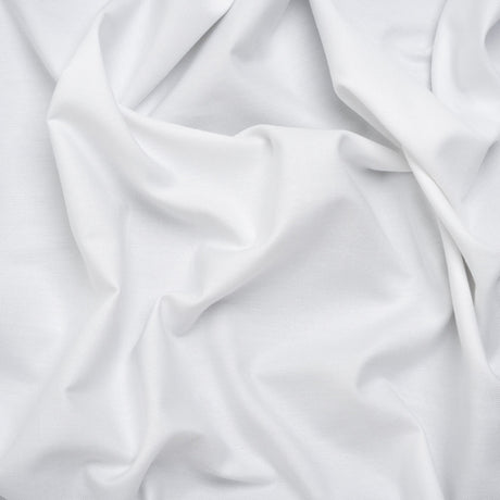 Cotton Oxford Shirting - Snow White - Deadstock