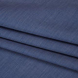 Cotton Shirting - Cobalt Blue and White - Deadstock