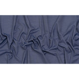 Cotton Shirting - Cobalt Blue and White - Deadstock