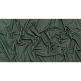 Cotton Oxford Shirting - Evergreen and White - Deadstock