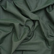 Cotton Oxford Shirting - Evergreen and White - Deadstock