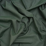 Cotton Oxford Shirting - Evergreen and White - Deadstock