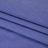 Cotton Shirting - Bright Blue and White - Deadstock