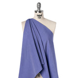 Cotton Shirting - Bright Blue and White - Deadstock