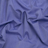 Cotton Shirting - Bright Blue and White - Deadstock