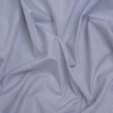 Cotton Shirting - Blue and White Tiny Windowpane Checks - Designer Deadstock