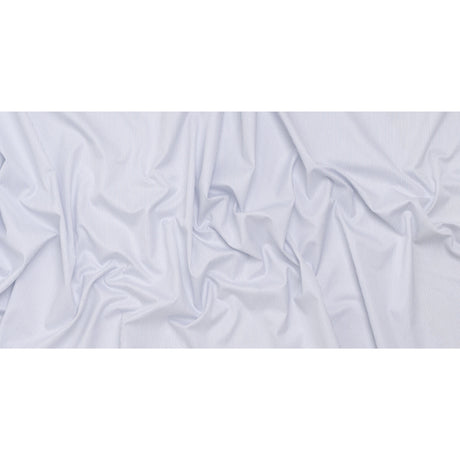 Cotton Dobby Shirting - Blue, Purple and White Pinstripes - Deadstock