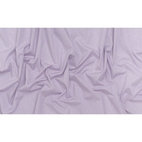 Cotton Shirting - Fuchsia Purple and White Checks - Deadstock