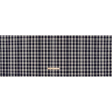 Cotton Shirting - Gray and Dark Navy Big Checks - Deadstock