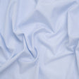 Cotton Shirting - Light Blue and White Micro Checks - Designer Deadstock