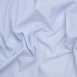 Cotton Shirting - Light Blue and White Micro Checks - Designer Deadstock