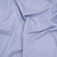 Cotton Shirting - Country Blue and White Checks - Deadstock