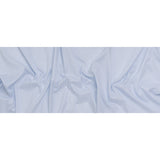 Cotton Twill Shirting - Pale Blue and White Checks - Deadstock