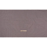 Cotton Oxford Shirting - Burnt Orange, Navy and White Tattersall Check - Deadstock
