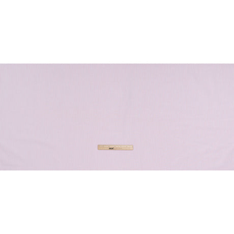 Cotton Shirting - Light Pink and White Candy Stripes - Designer Deadstock