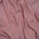 Cotton Oxford Shirting - Red and White Stripes - Deadstock