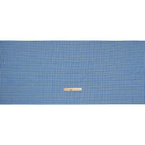 Cotton Twill Flannel - Cerulean Blue and Cream Gingham Check - Designer Deadstock