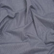 Cotton Gingham Shirting - Navy and White Tiny Checks - Deadstock