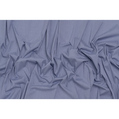 Cotton Shirting - Blue and White Tiny Gingham Check - Deadstock