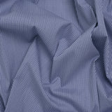 Cotton Shirting - Blue and White Tiny Gingham Check - Deadstock