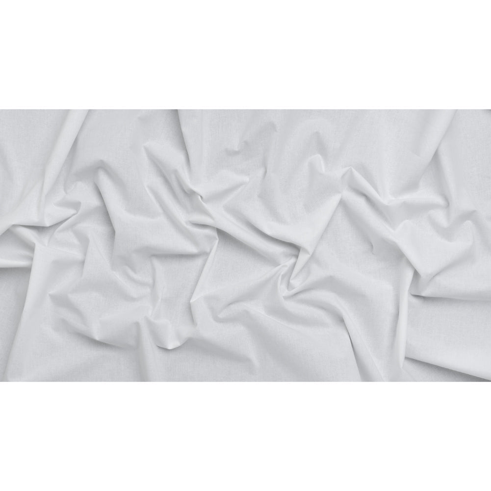 Cotton Woven Fusible Interlining - White - Deadstock