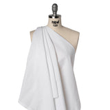 Cotton Woven Fusible Interlining - White - Deadstock