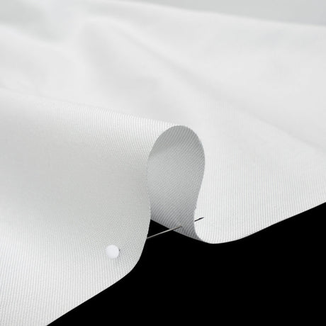 Textured Cotton Woven Shirting - Ivory - Deadstock