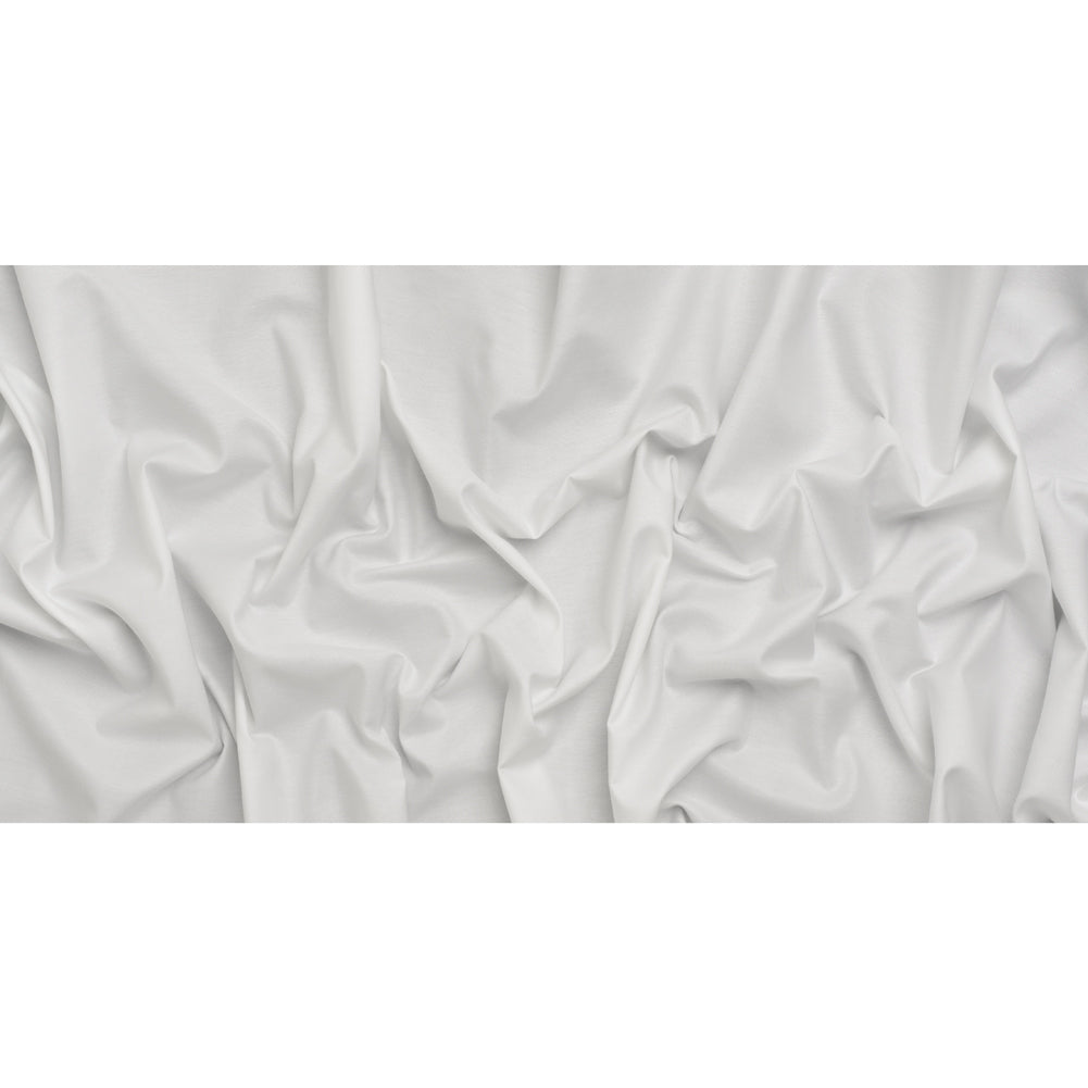 Textured Cotton Woven Shirting - Ivory - Deadstock