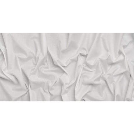 Textured Cotton Woven Shirting - Ivory - Deadstock