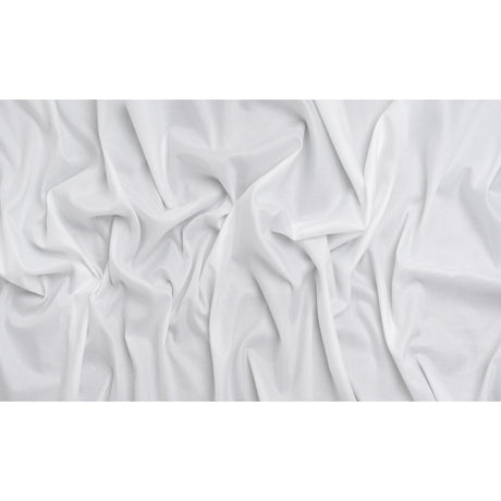 Basketweave Cotton Dobby - White - Deadstock