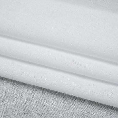 Soft Woven Fusible Interlining - White - Deadstock