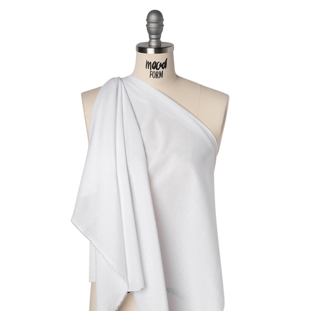 Soft Woven Fusible Interlining - White - Deadstock