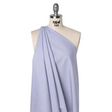 Cotton Shirting - Light Blue and White Candy Stripes - Deadstock
