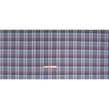 Cotton Twill Shirting - Blue, Green and Red Plaid - Deadstock