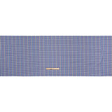 Cotton Twill Shirting - Blue, Magenta and Yellow Plaid - Deadstock
