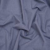 Cotton Gingham Shirting - Navy and White Tiny Checks - Designer Deadstock