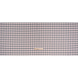 Cotton Oxford Shirting - Pale Pink and Gray Checks - Deadstock