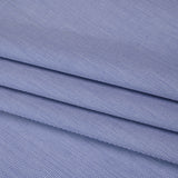 Cotton Shirting - Blue and White Narrow Stripes - Deadstock