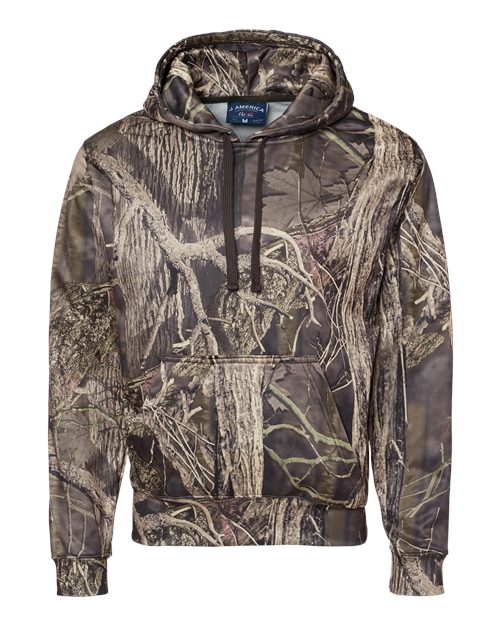 Camo Full-Zip Hooded Sweatshirt