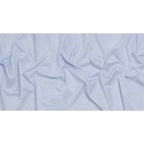 Cotton Twill Shirting - Cobalt Blue and White Mini Windowpane Check - Deadstock